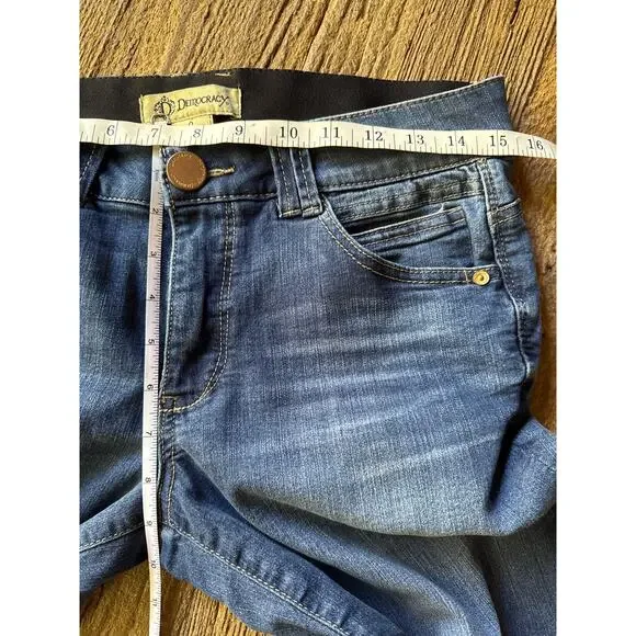 Democracy “Ab” technology Bermuda Style Denim Shorts - Picture 6 of 6